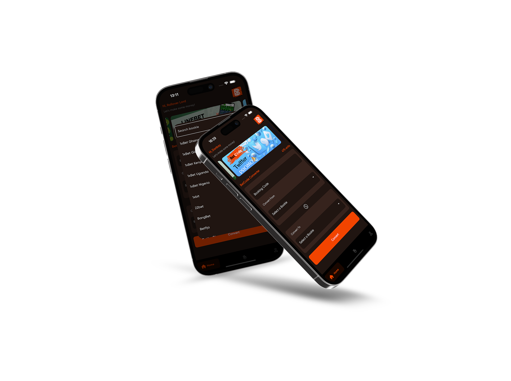 App homepage